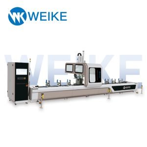 Ultrahigh speed 4 axis aluminum profile cnc drilling milling center