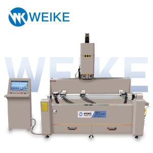 Double-head 1500mm aluminum profile cnc drilling milling machine