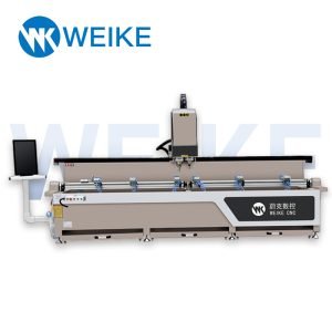 Double-head 3000mm aluminum profile cnc drilling milling machine