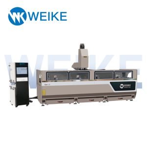 Double-head 3200mm aluminum profile cnc drilling milling machine